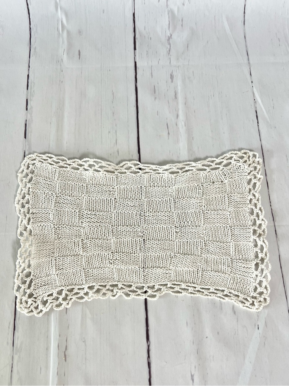 Vintage Crochet Doily & Hot Pad Set Lot (4 Pc) Retro Kitschy Cottagecore Linens - Picture 5 of 12